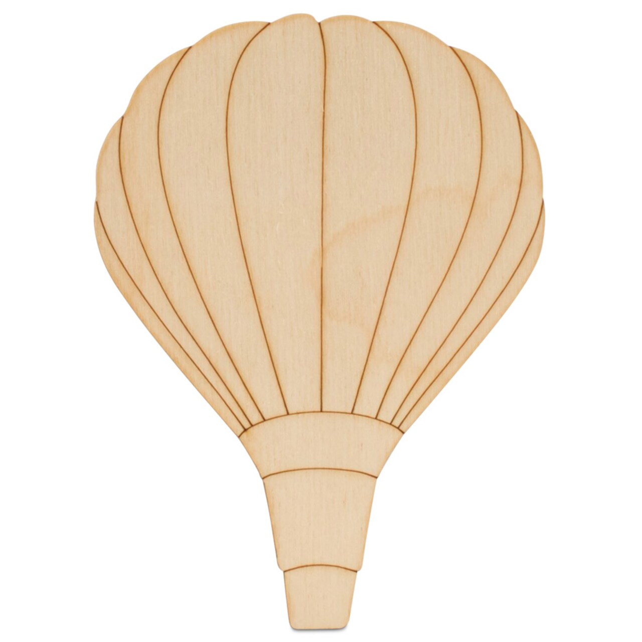 Wood Heart Hot Air Balloon Cutout From 8”-23”, Craft | Woodpeckers